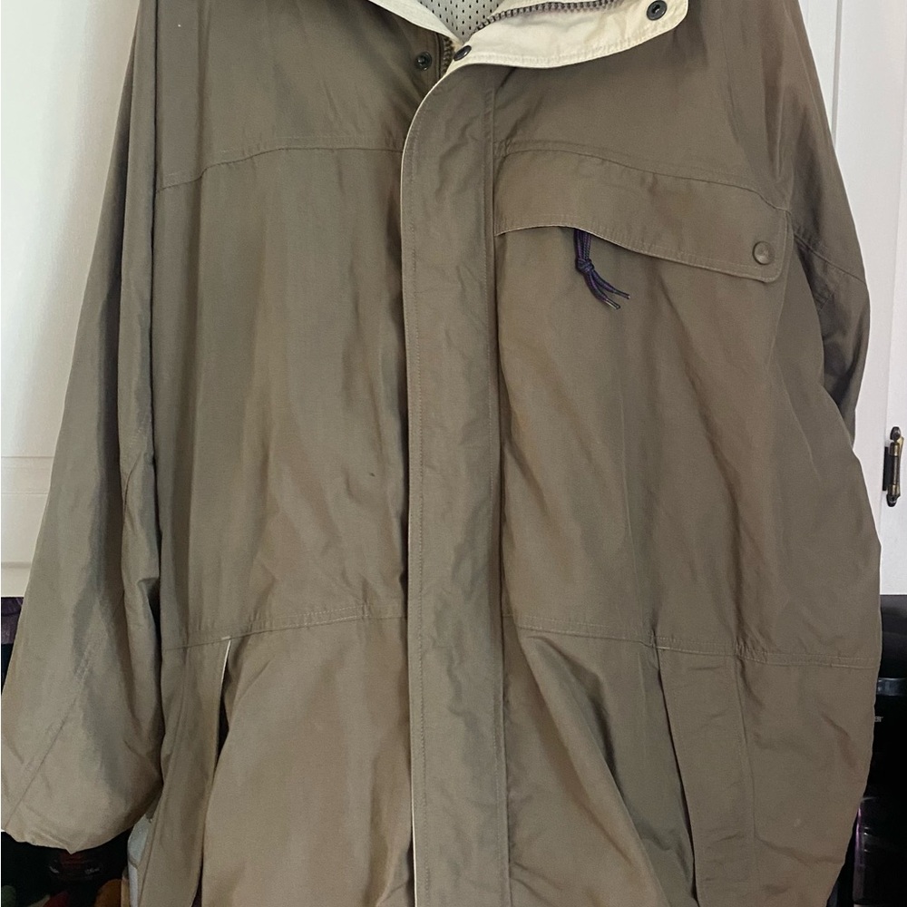 Eastern Mountain Sports Tan Men’s Hooded Jacket